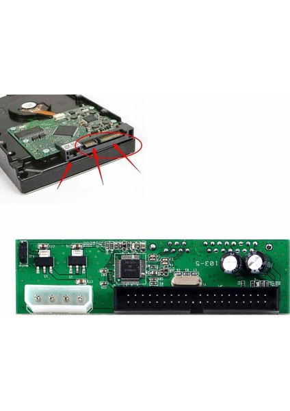 Sata Pata Ide 7 15PIN 3.5/2.5 Pata Sata Çevirici Ide Sata Çevirici 3.5 HDD Için