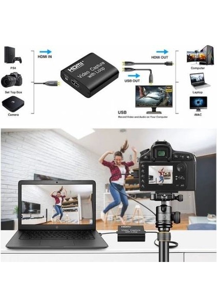 Hd Video Capture Ezcap USB Video Capture HDMI Kaydedici 1080 4K fırsatları