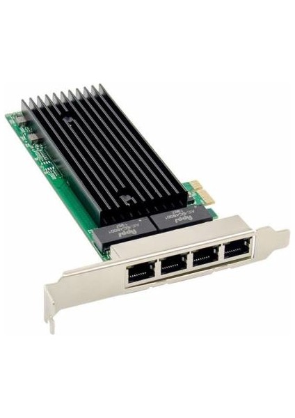 4 Port Pcıe Gigabit Ethernet Ağ Kartı 10/100/1000 Intel 82576EB