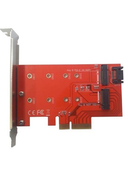 Pci-Exp 4x Nvme 4x Çevirici Nvme SSD Anakart Çevirici M2 Ngff 4x Sata Çevirici fiyatları