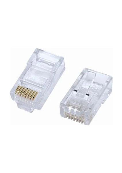 Rj 45 Cat6 Jak Konnektör 50 Adet Cat 6 RJ45