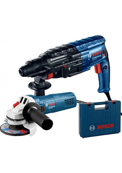 Gbh 240 Profesyonel Kırıcı Delici + Bosch Gws 750-125 Profesyonel Avuç Taşlama Set