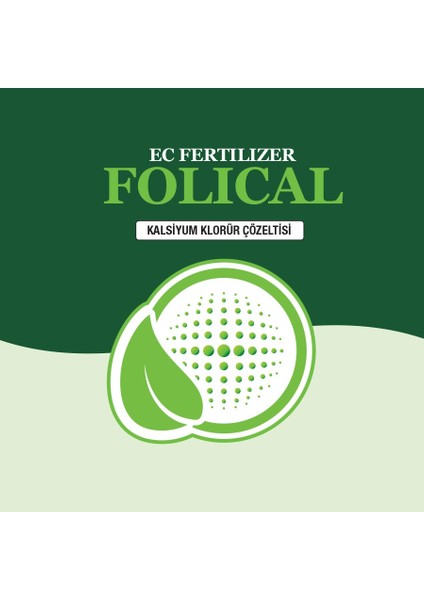 Folıcal Kalsiyum Klorür Çözeltisi 1 Litre