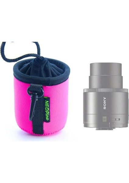 Sony NE-QX100 Için Lens Kılıfı (Pink)