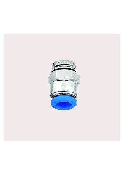 Pnömatik Düz Rakor 1/4-10MM