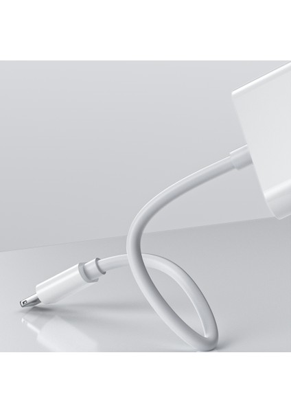 LT01 Pro Lightning 3.5 mm Aux Kulaklık ve Şarj Dönüştürücü Ses Adaptörü