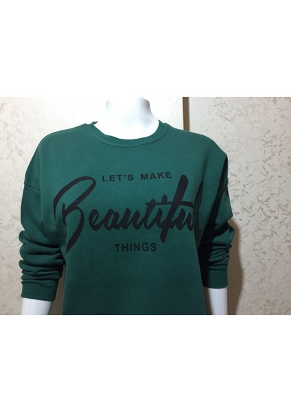 Üç Iplik Şardonlu Baskılı Sweatshirt fiyatları