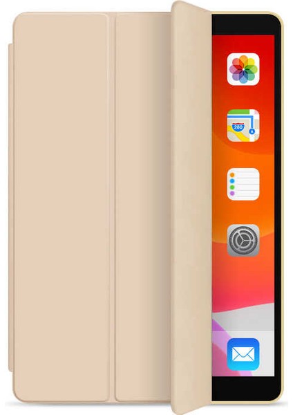 Nezih Case Apple iPad 10.2 2021 (9.nesil) Uyumlu Standlı Kılıf Gold