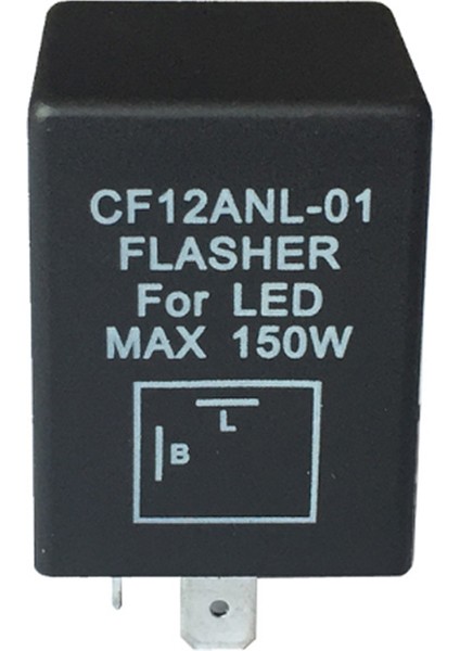 2-Pin CF12ANL-01 Elektronik LED Flaşör Rölesi (Yurt Dışından)