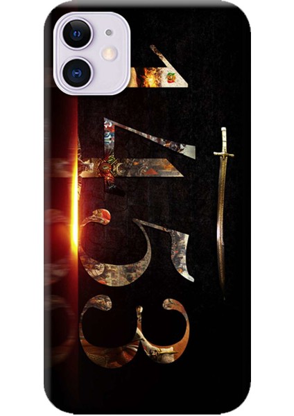 iPhone 11 Kılıf 1453 Fetih Baskılı Esnek Tpu SILIKON30