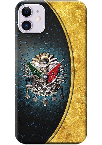 iPhone 11 Kılıf Osmanlı Tuğra Tasarım Baskılı Esnek Tpu SILIKON162