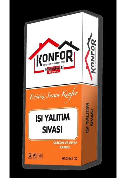 Konfor Isı Yalıtım Sıvası 25 kg