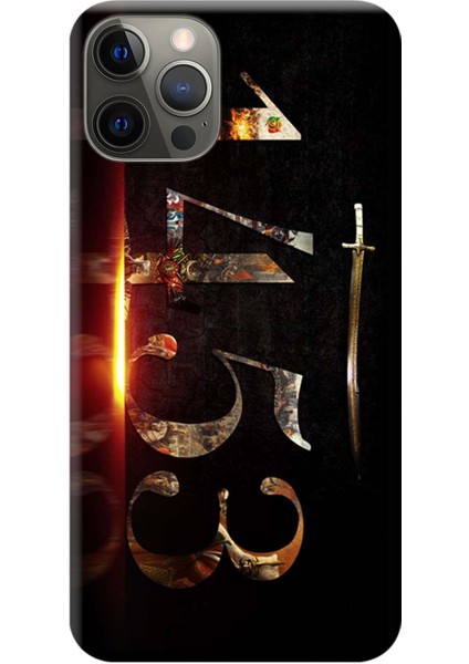 iPhone 12 Pro Max Kılıf 1453 Fetih Baskılı Esnek Tpu SILIKON1930