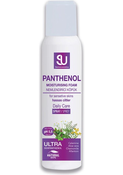 Su Dermocosmetica Panthenol Nemlendirici Köpük 150 ml