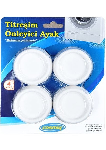 Titreşim Önleyici Ayak Çamaşır Makinesi Titreşim Önleyici Ayak (4 Adet)