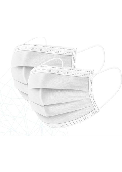 Cerrahi Maske 3 Katlı Meltblown'lu 50 Adet (2X50)