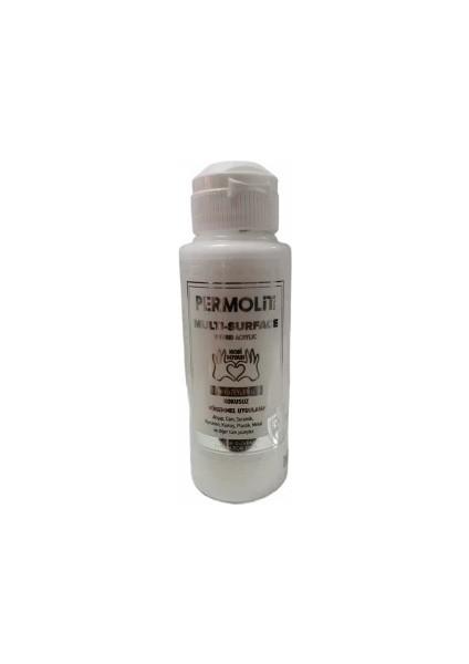 Multi Surface Akrilik Hobi Boyası 120 ml 02125 Beyaz