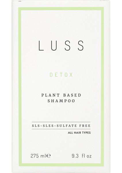 Detox Plant Based Shampoo Sls-Sles Sulfate Free 275 ml