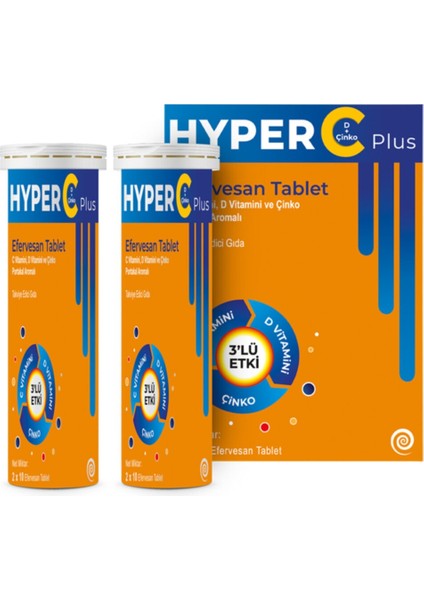 Hyper C Plus Efervesan Tablet 2X10 Tablet