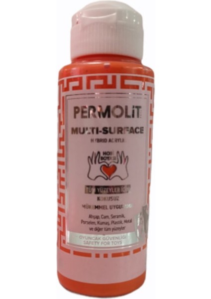 Multi Surface Akrilik Hobi Boyası 120 ml 02134 Turuncu