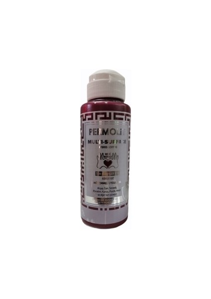 Multi Surface Akrilik Hobi Boyası 120 ml 02136 Bordo