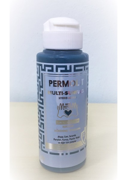 Multi Surface Akrilik Hobi Boyası 120 ml 02145 Mural Mavi