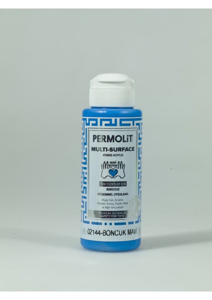 Multi Surface Akrilik Hobi Boyası 120 ml 02144 Boncuk Mavi