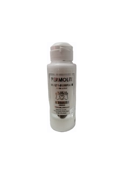 Multi Surface Akrilik Hobi Boyası 120 ml 02126 Arı Beyaz