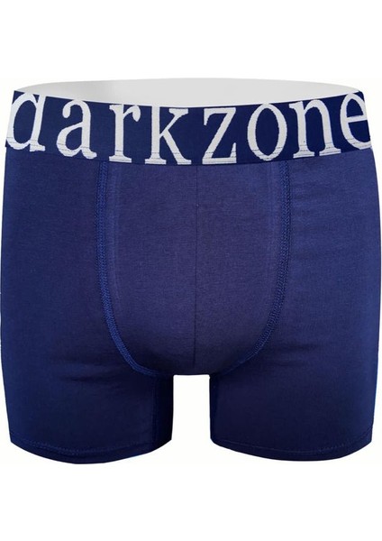 Genis Lastikli Pamuklu Lacivert Erkek Boxer