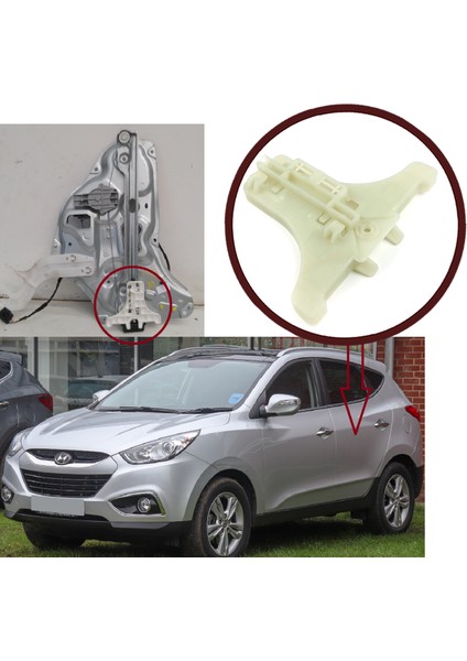 BWR5424 Hyundai IX35 Mk2 Için Arka Sol Cam Kriko Klipsi 834702Y000 fiyatları