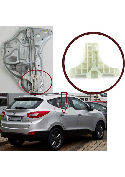 BWR5425 Hyundai IX35 Mk2 Için Arka Sağ Cam Kriko Klipsi 834022Y000 fiyatları