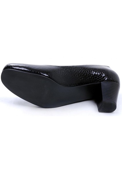 Çanta Siyah Kadın Deri Topuklu Ayakkabı 343.5116 modelleri