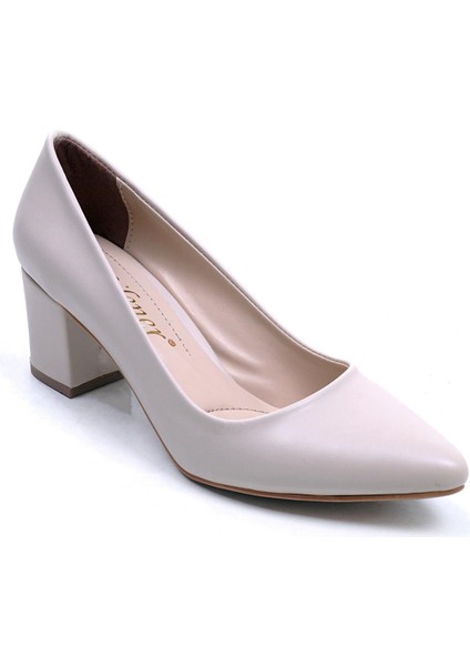 Çanta Ten Kadın Topuklu Stiletto Ayakkabı 360.701