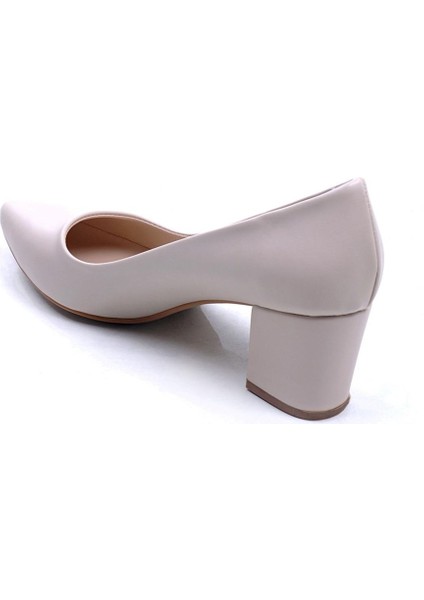 Çanta Ten Kadın Topuklu Stiletto Ayakkabı 360.701