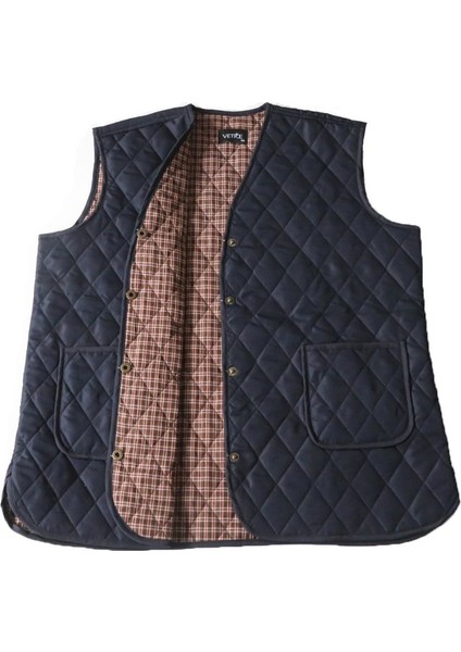 Kadın Ekose Yelek Lacivert Büyük Beden 1037 fiyatları