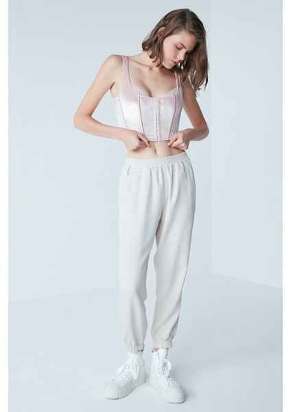 Gül Kurusu Corset Croplet modelleri