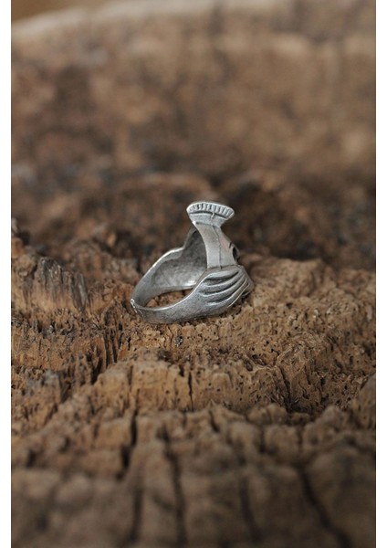 Ayarlanabilir Miğferli Kuru Kafa Tasarımlı Erkek Yüzük fiyatları