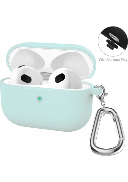 Apple Airpods Pro 2 Için Enkay Kalınlaşmış Silikon Kılıfı Açık Yeşil (Yurt Dışından)