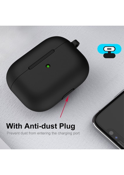 Apple Airpods Pro 2 Için Enkay Kalınlaşmış Silikon Kılıfı Açık Yeşil (Yurt Dışından) modelleri