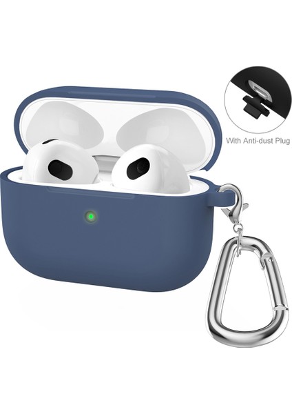 Apple Airpods Pro 2 Için Enkay Kalınlaşmış Silikon Kılıf Koyu Mavi (Yurt Dışından) fiyatları