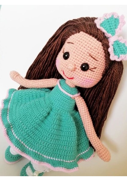 Mint Yeşili Fatoş Bebek Amigurumi Organik Oyuncak fiyatları