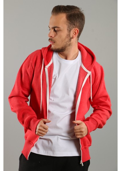 Kapşonlu Fermuarlı Basic Hırka fırsatları