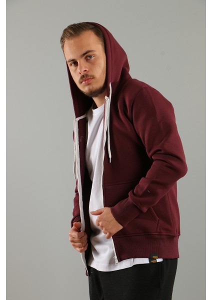 Kapşonlu Fermuarlı Basic Hırka fırsatları