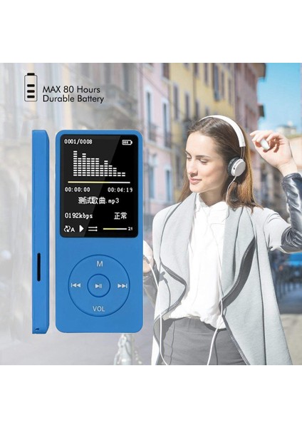 LCD Ekran Fm Radyo Video Oyunları Film Mp3 Mp4 Player Hafıza Kapasitesi 8gb Siyah (Yurt Dışından) fırsatları