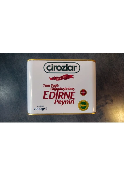 Edirne Inek Peyniri Tam Yağlı Sert 2900 gr