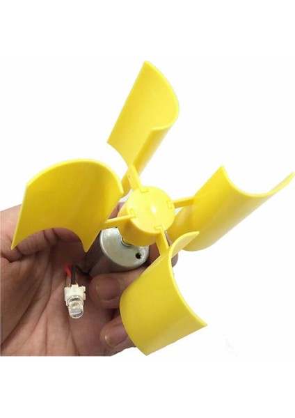 Mini Rüzgar Gülü Jeneratörü Motor Türbin Kanatlı LED Göstergeli modelleri