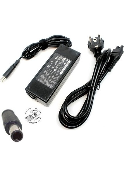 Hp Pavilion Dv3 Dv4 Dv5 Dv6 Dv7 Laptop Notebook Adaptörü Şarz Cihaz Şarj Aleti Iğneli 19 Volt 4.74 Amper Iğneli Uç 7.4mm 5.0mm