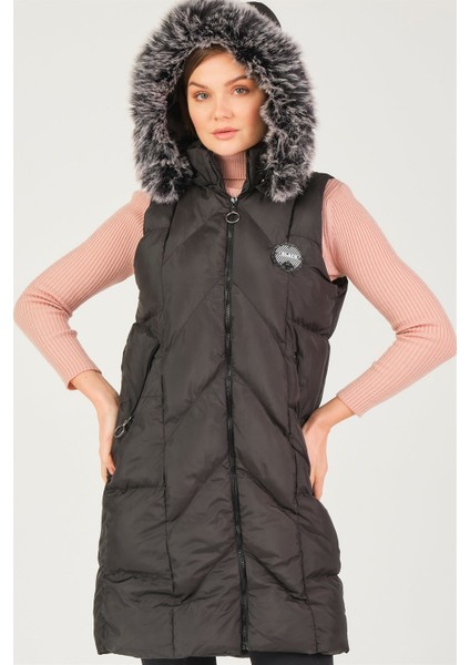 Z6707 Dewberry Bayan Yelek-Siyah modelleri