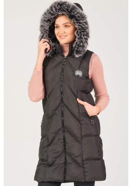 Z6707 Dewberry Bayan Yelek-Siyah indirimleri