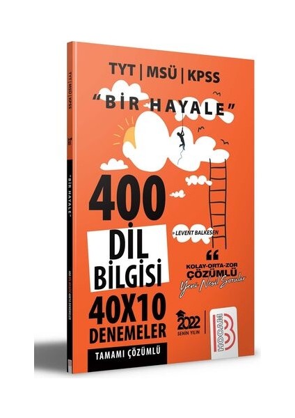 2022 Bir Hayale Serisi Dil Bilgisi Tamamı Çözümlü Deneme